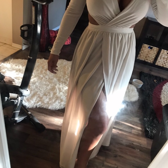 Asos floor length dress with side cutouts - Picture 6 of 7